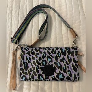Purple Leopard Consuela Crossbody